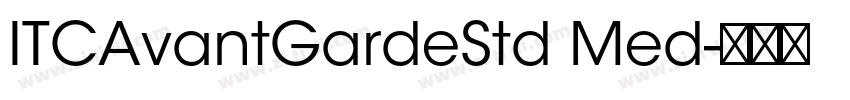 ITCAvantGardeStd Med字体转换